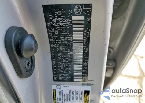 2010 Toyota Corolla Le из США, поврежденный, VIN 2T1BU4EE4AC219060